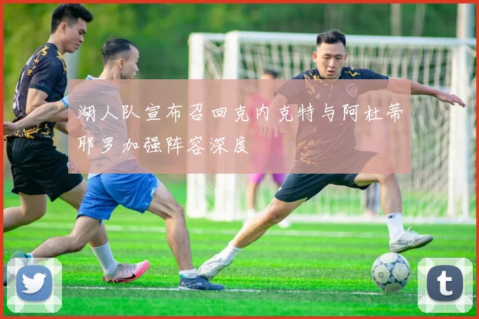湖人队宣布召回克内克特与阿杜蒂耶罗加强阵容深度